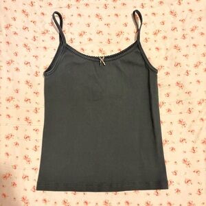 Brandy Melville Leopard Bow Camisole